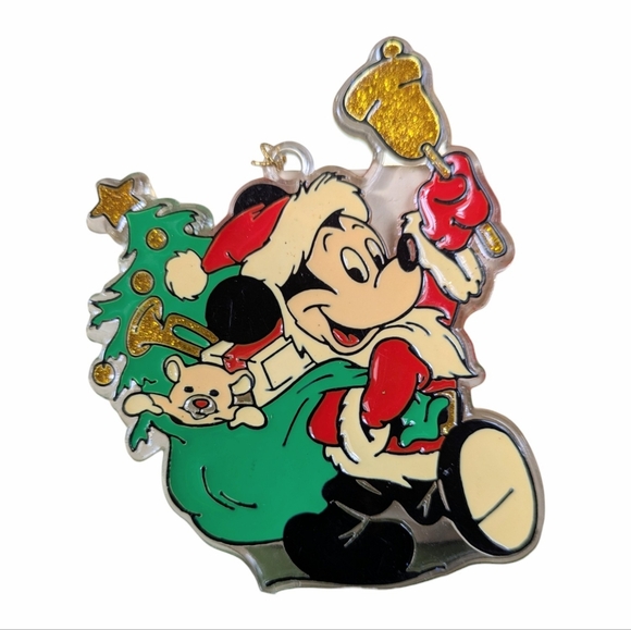 Vintage Disney Kurt Adler Mickey Mouse Christmas Tree Ornaments Set of Four (4) - Picture 2 of 14